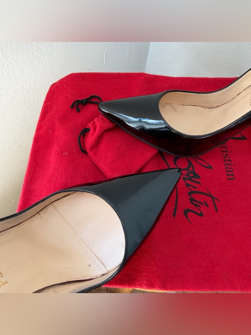 Christian Louboutin So Kate Pointed Toe Pump 120mm Black patent leather US 7.5 - Picture 3 of 16